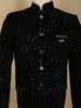 Black Heavy Sequins Embroidered Design Velvet Men’s Suit