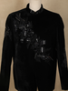 Black Heavy Sequins and Beads Embroidered Design Velvet Men’s Suit