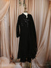 Black Heavy Sequins and Thread Embroidered Design Georgette Kids Palazzo Suit