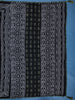 Black Leaf Printed Cotton Saree - Diadem