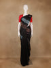 Black Paisley And Birds Motif Woven Design Pure Kanchipuram Silk Saree