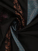 Black Paisley And Birds Motif Woven Design Pure Kanchipuram Silk Saree