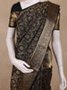 Black Paisley Butta Design Kanchipuram Silk Saree