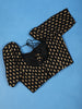 Black Paisley Design Silk Readymade Blouse