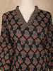 Black Paisley Printed Cotton Salwar Suit