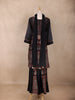 Black Printed Polished Cotton Palazzo Salwar Suit