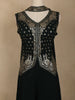 Black Sequin Embroidered Design Chiffon Palazzo Suit
