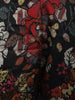 Black Sequin Embroidered Design Crepe Palazzo Suit