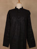 Black Sequins Design Cotton Kurta - Diadem