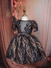 Black Sequins Embellished Design Party Wear Kids Net Gown