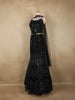 Black Sequins Embellished Net Party Wear Lehenga with Dupatta