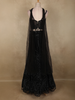 Black Sequins Embellished Net Party Wear Lehenga with Dupatta
