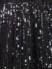 Black Sequins Embroidered Design Net Lehenga