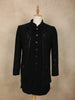 Black Sequins Embroidered Polynosic Sherwani Set