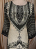 Black Sequins and Beads Embroidered Design Crepe Salwar Suit