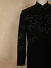 Black Sequins and Beads Embroidered Design Polynosic Sherwani Suit