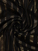 Black Striped And Floral Design Semi Tussar Silk Saree - Diadem