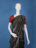 Black Striped Design Tissue Saree