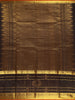 Black Stripes Woven Pure Kanchipuram Silk Saree