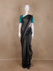 Black Woven Design Pure Kanchipuram Silk Saree
