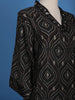 Black Abstract Designed Cotton Salwar Suit - Diadem