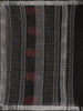 Black Abstract Designed Cotton Saree - Diadem