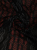 Black Abstract Designed Cotton Saree - Diadem