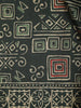 Black Abstract Designed Crepe Silk Saree - Diadem