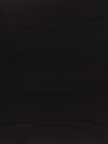 Black Abstract Geometric Printed Semi Tussar Saree - Diadem