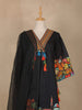 Black Abstract Printed Cotton Salwar Suit - Diadem