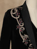Black Animal Designed Men's Suit - Diadem