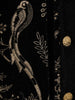 Black Cotton Floral Embroidery Sherwani And Pant Set - Diadem