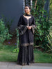 Black Embroidered Cotton Palazzo Salwar Suit