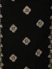 Black Floral And Mirror Work Cotton Salwar Suit - Diadem