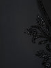 Black Floral Designed Fancy Men's Suit - Diadem
