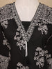 Black Floral Design Printed Cotton Salwar Suit - Diadem