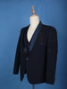 Black Floral Designed Fancy Men's Suit - Diadem