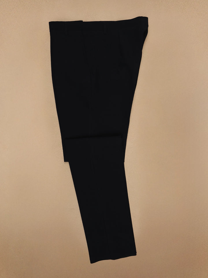 Black Floral Designed Fancy Men's Suit - Diadem