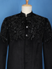 Black Floral Designed Jodhpuri Men's Suit - Diadem
