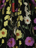 Black Floral Designed Party Gown for Girls