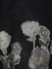Black Floral Designed Semi Silk Salwar Suit - Diadem