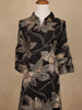 Black Floral Design Printed Cotton Salwar Suit - Diadem