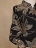 Black Floral Design Printed Cotton Salwar Suit - Diadem