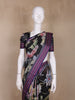 Black Floral Design Printed Kota Cotton Saree - Diadem