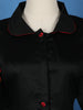 Black Floral Embroidered Cotton Salwar Suit - Diadem