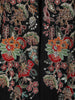 Black Floral Embroidered Semi Silk Palazzo Salwar Suit - Diadem