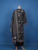 Black Floral Printed Cotton Salwar Suit - Diadem
