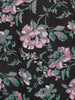 Black Floral Printed Cotton Salwar Suit - Diadem