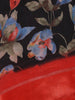 Black Floral Prints Fancy Georgette Saree - Diadem