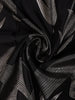 Black Floral Woven Pure Kanchipuram Silk Saree - Diadem